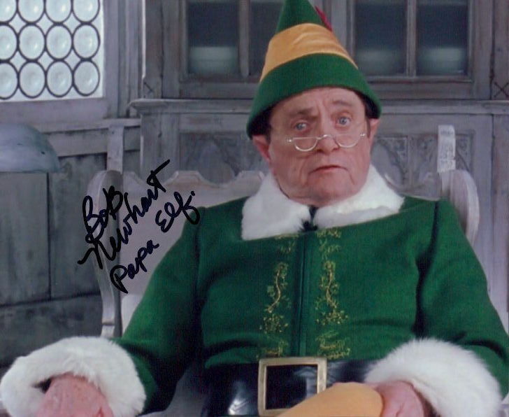 Bob Newhart (Elf) in-person signed 8x10 Photo Poster painting