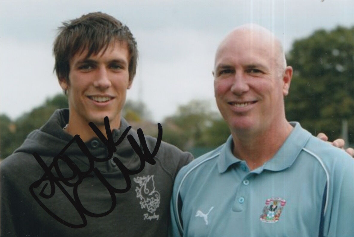 COVENTRY CITY HAND SIGNED JACK CORK 6X4 Photo Poster painting.