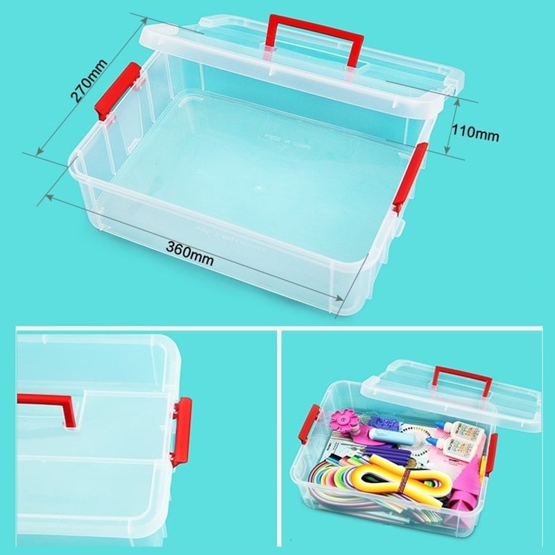 Paper Quilling Kit with 1860 Strips and Quilling Tools and Storage Box