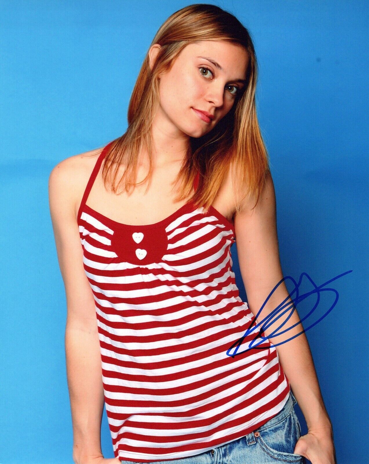 Spencer Grammer glamour shot autographed Photo Poster painting signed 8x10 #8