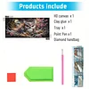 Kits de peinture diamant partielle de forme sp&eacute;ciale de forme hibou de 5d 60x30cm de taille
