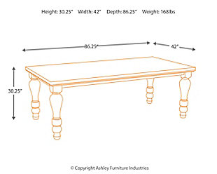 Marsilona Dining Table and 6 Chairs, , large