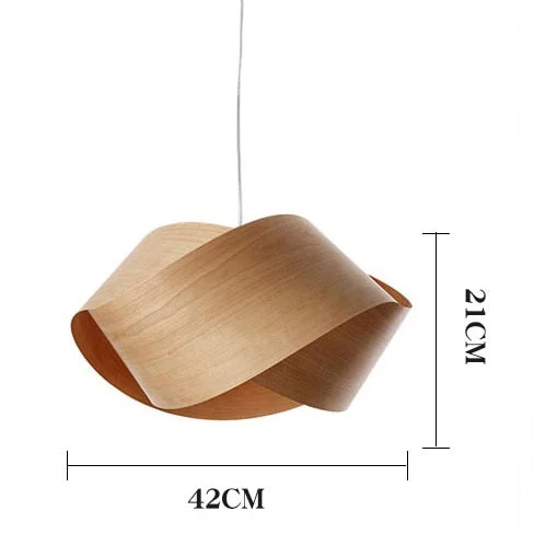 Modern LED Wood Chandelier Bedroom Living Room coffee table Decor hanging Lamp home loft bamboo Pendant Lamps indoor Lighting