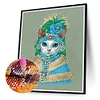 Diamond Painting-DIY Crystal Rhinestone Cat