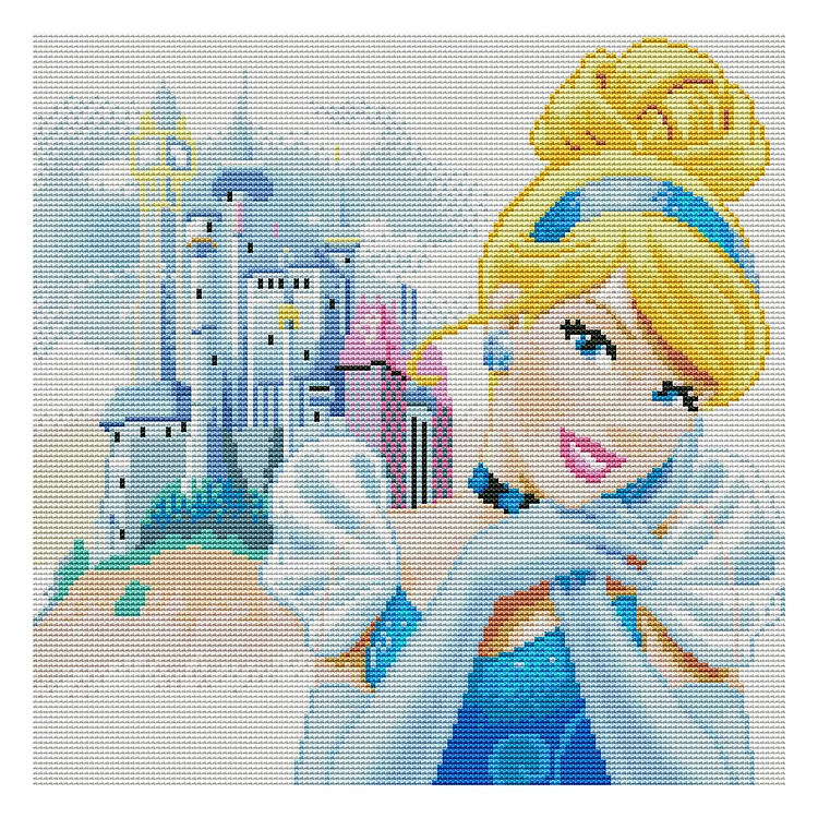 Disney Cinderella 11CT Stamped Cross Stitch 40*40CM