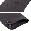 Men's Vintage Outdoor Tactical Cotton Elastic Waist Multi-Pocket Loose Cargo Pants by Inlyline