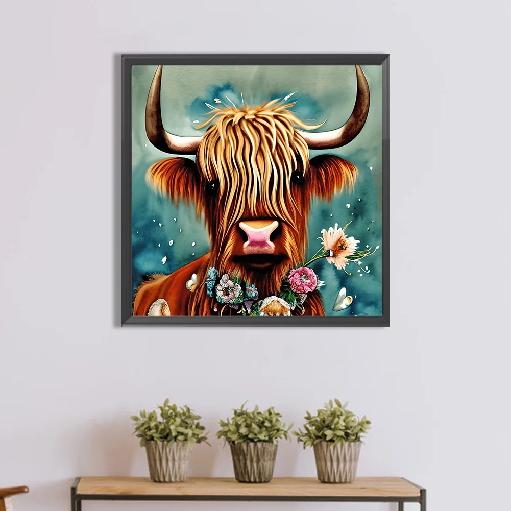 Diamond Painting - Full Round Drill - Yak(30*30cm)