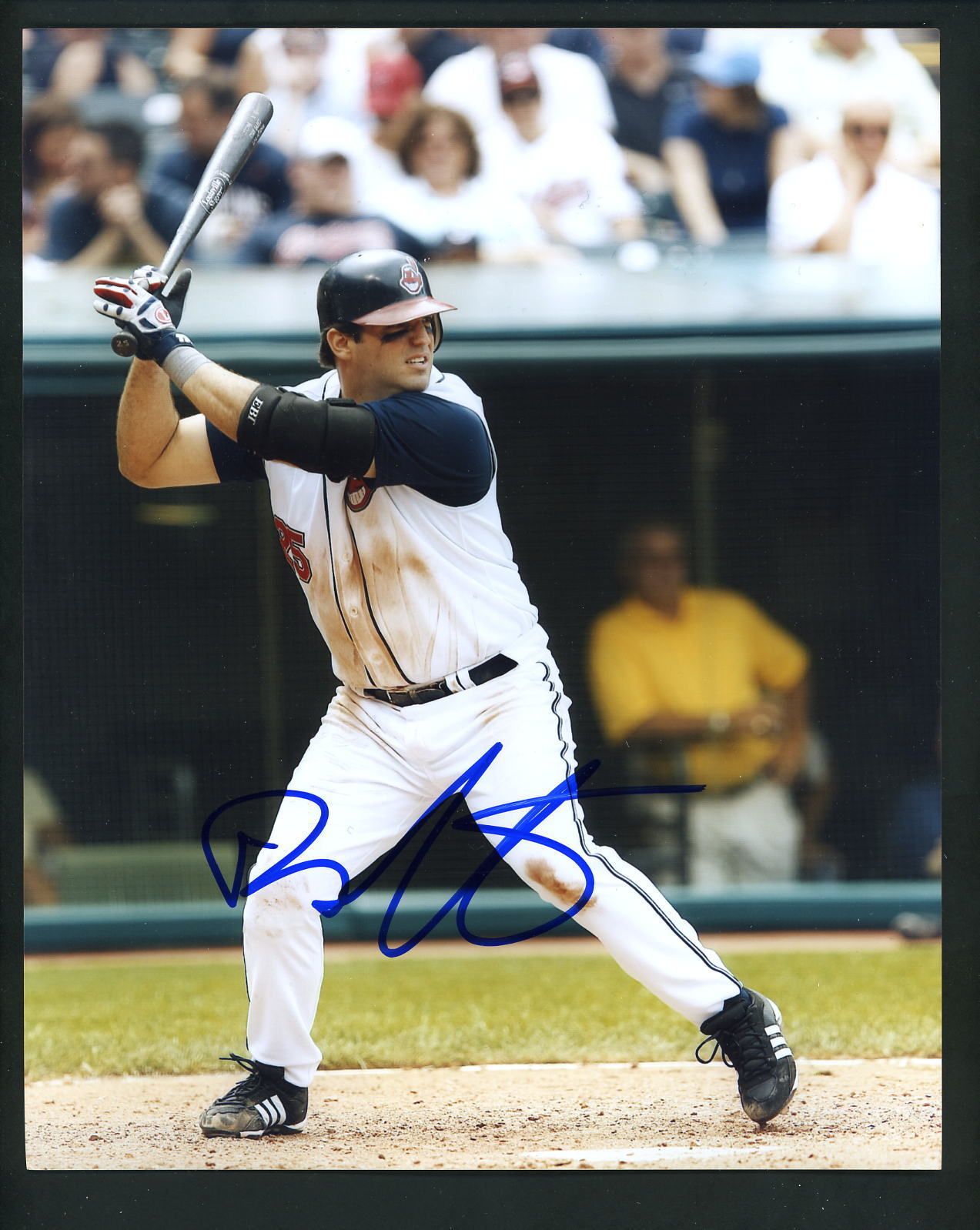 Ryan Garko Signed Autographed 8 x 10 Photo Poster painting Cleveland Indians