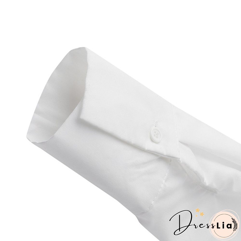 S-5XL Women Solid Color Lapel Button Long Sleeve Blouse Casual Elegant Loose Streetwear Tops Shirt Plus Size Manteau