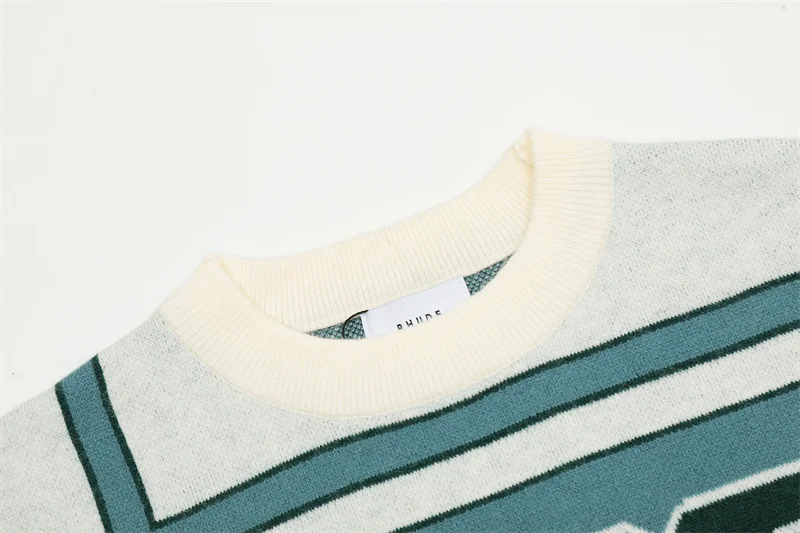 RHUDE 2023 New autumn and winter knitted sweaters