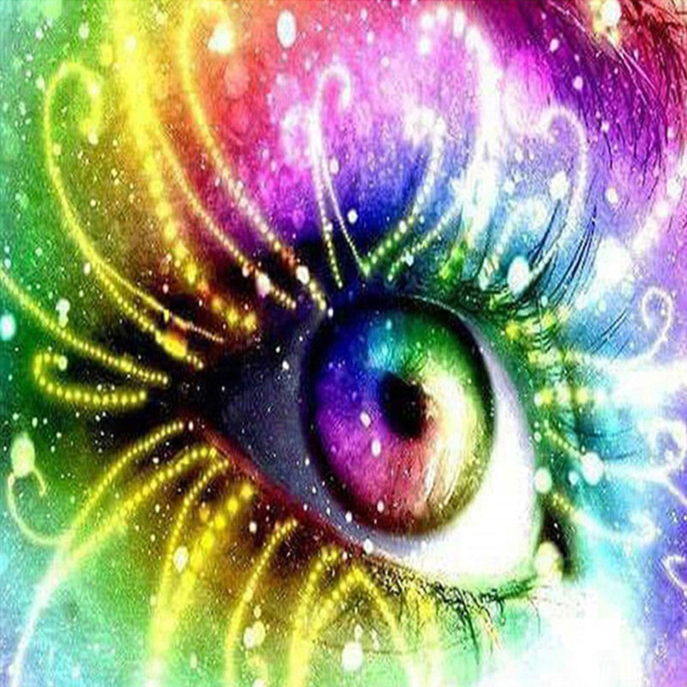 Eyes-Paint by Numbers-16"x16"/40x40cm