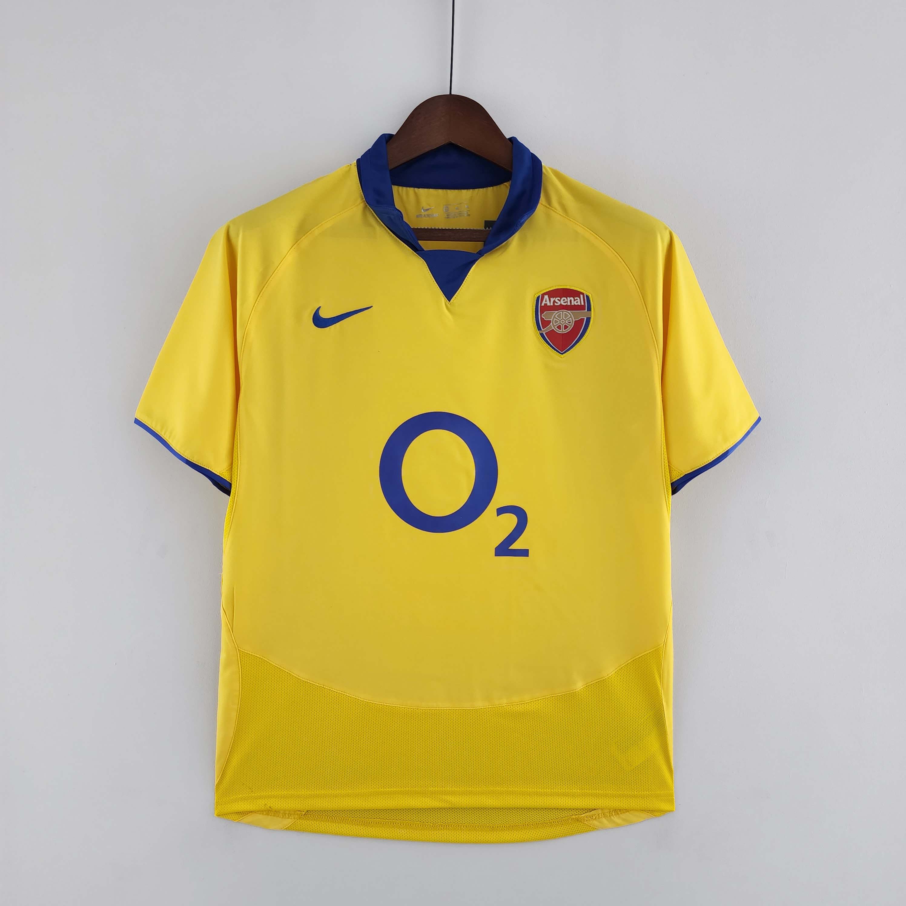 203-2004 Retro Arsenal Away Football Shirt 1:1 Thai Quality