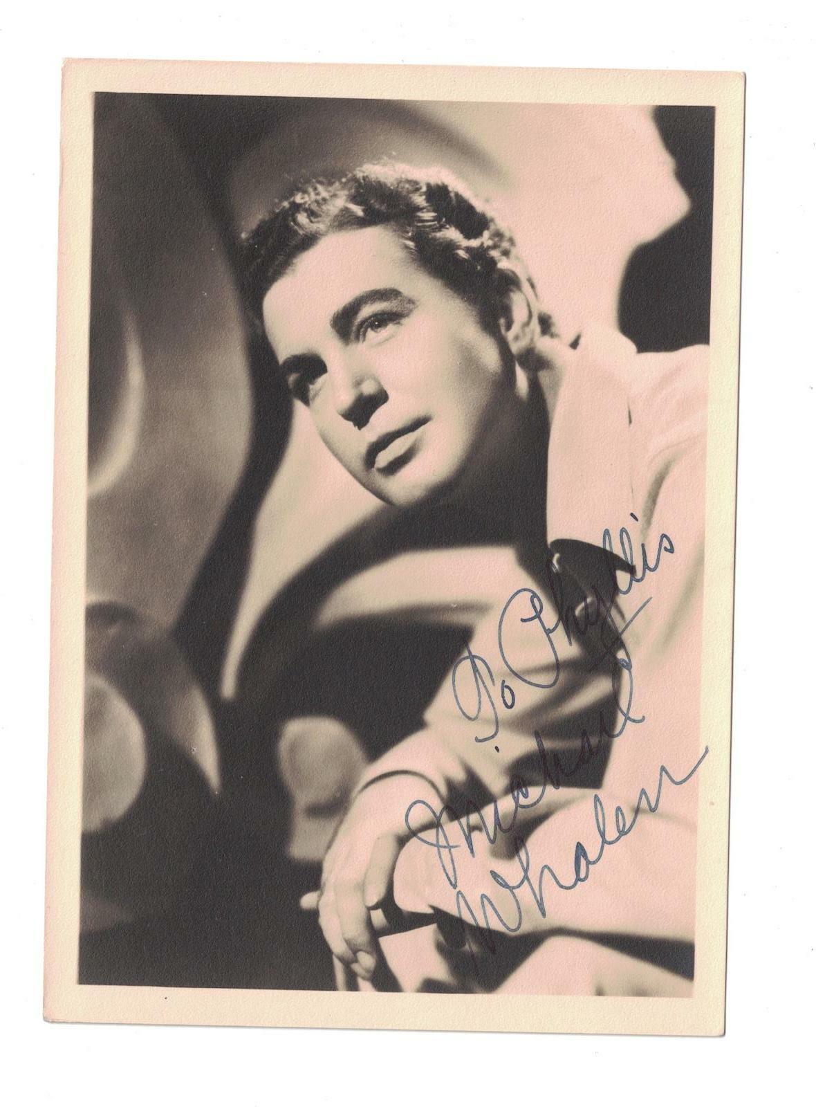 Michael Whalen Signed Autographed 5 x 7 Photo Poster painting Actor Vintage