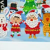 1Pcs Diamond Painting Christmas Theme Greeting Card Set with Envelopes