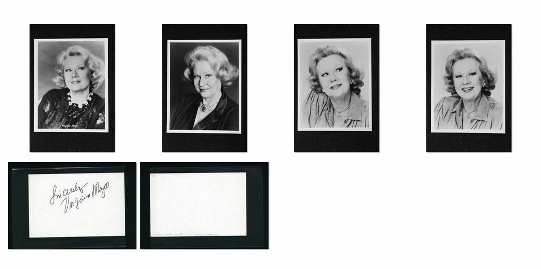 Virginia Mayo - Signed Autograph and Headshot Photo Poster painting set - Walter Mitty