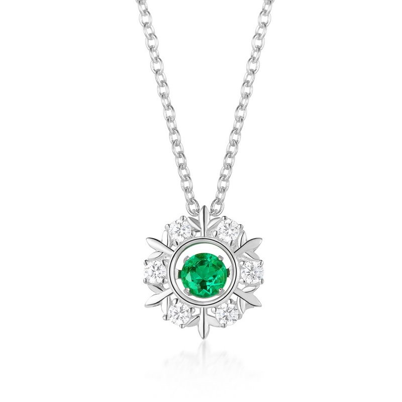 Emerald Diamonds 0.25CT.  Necklaces