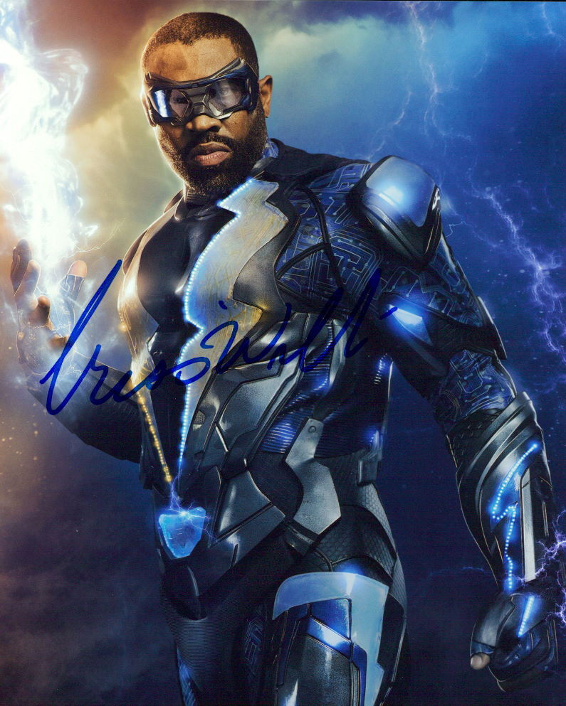 Cress Williams (Black Lightning) signed authentic 8x10 Photo Poster painting COA