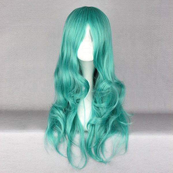Sailor Moon Michiru Kaiou Green Cosplay Wig