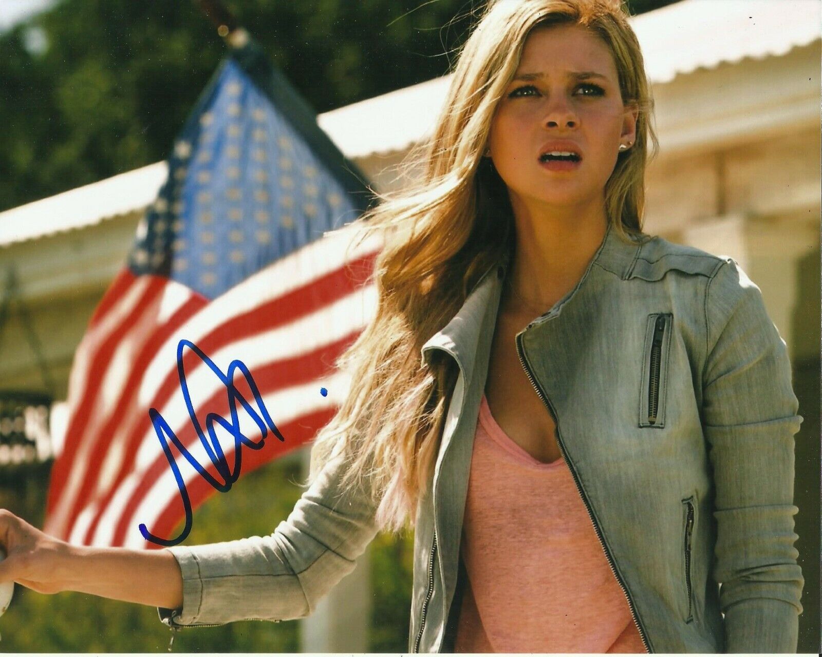 NICOLA PELTZ SIGNED SEXY TRANSFORMERS Photo Poster painting UACC REG 242 FILM AUTOGRAPHS (3)