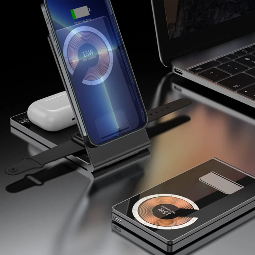 Magnetic Folding Bracket Wireless Charger