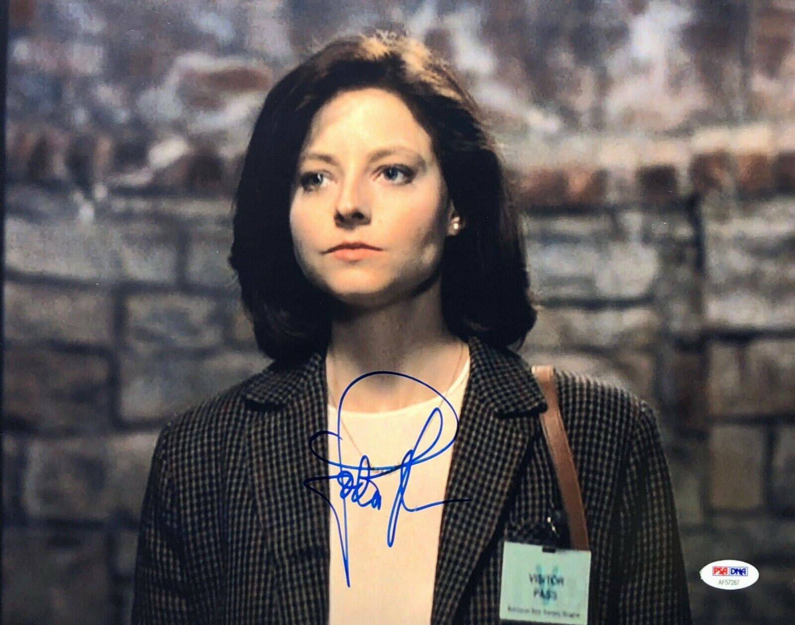 Jodie Foster Signed 'The Silence of the Lambs' 11x14 Photo Poster painting *Clarice Starling PSA