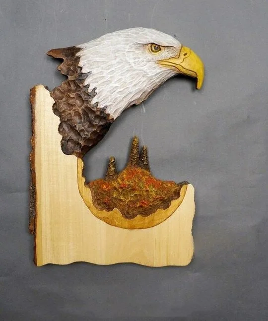 Animal Carving Handcraft Gift Wall Hanging