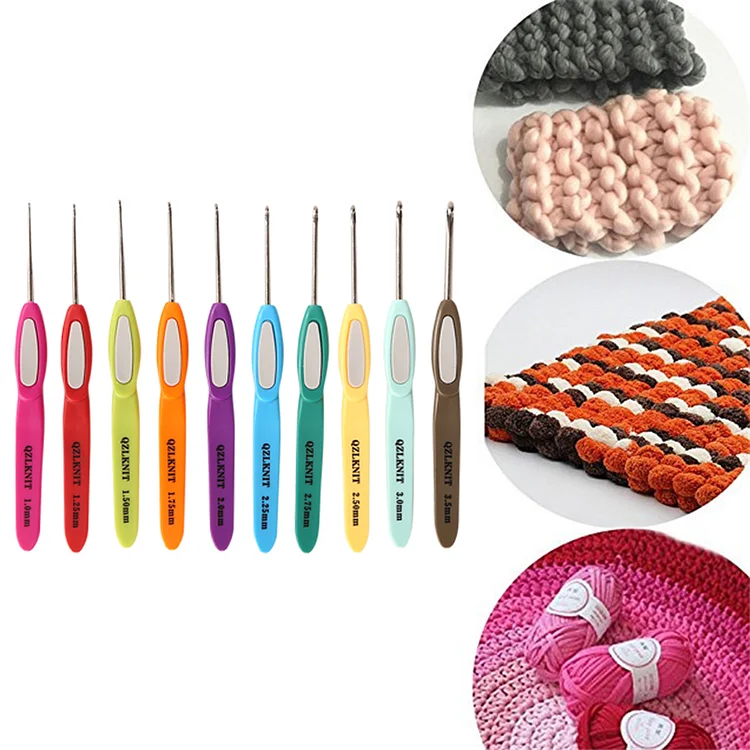 4 Sizes Crochet Hooks Yarn knitting Needles 1.5mm - 3mm Sewing