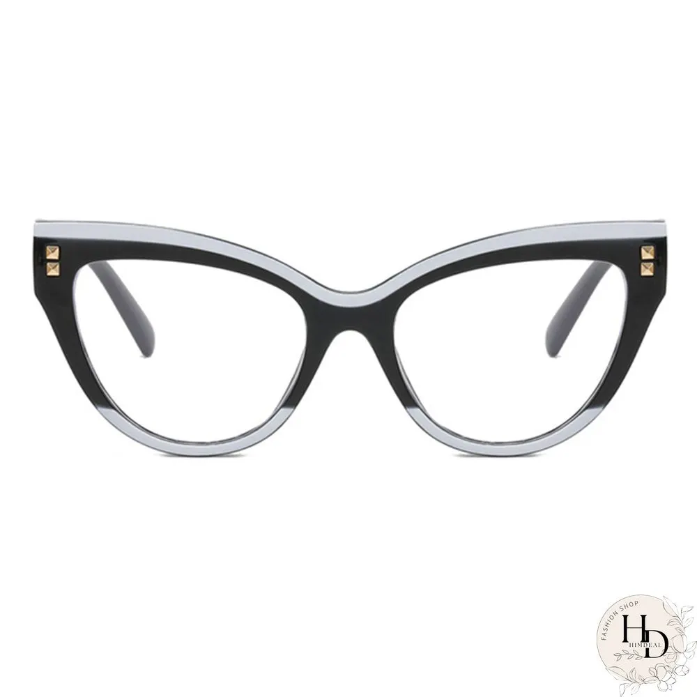 Black Fashion Casual Patchwork Sunglasses