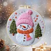 Snowman-Embroidery Kit