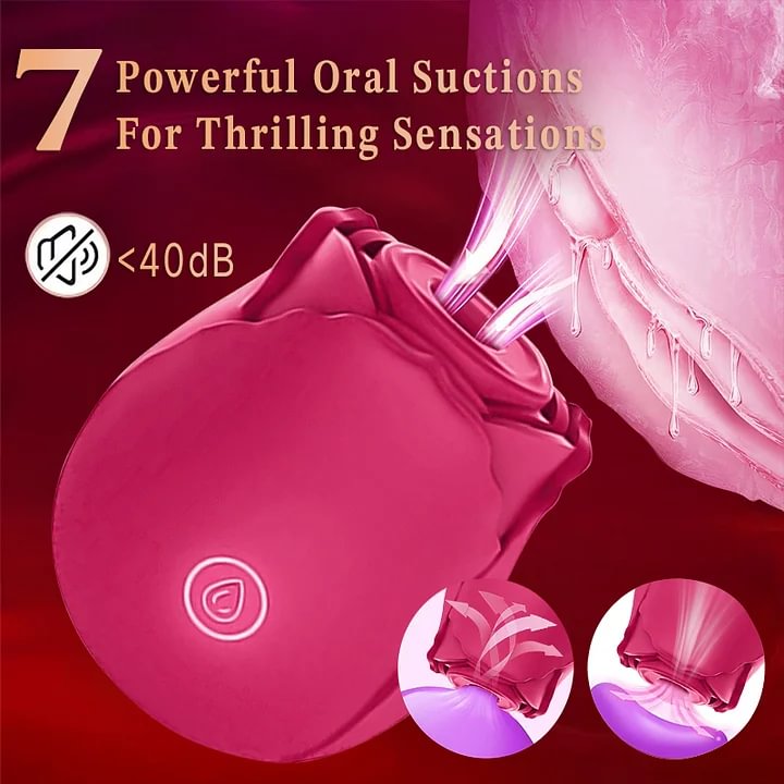 Double Rose Pleasure Set - Ros&eacute;Trio Thrusting Massager
