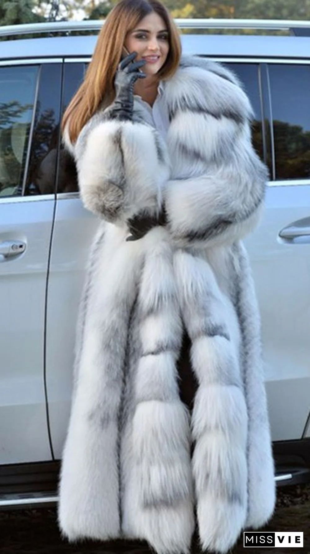 Fur Coat Warm Winter Coats for Women Womens Coats and Jackets Plus Size Hooded White One Piece of Fur Abrigos De Mujer Chaquetas De Mujer Casacos De Inverno Feminino