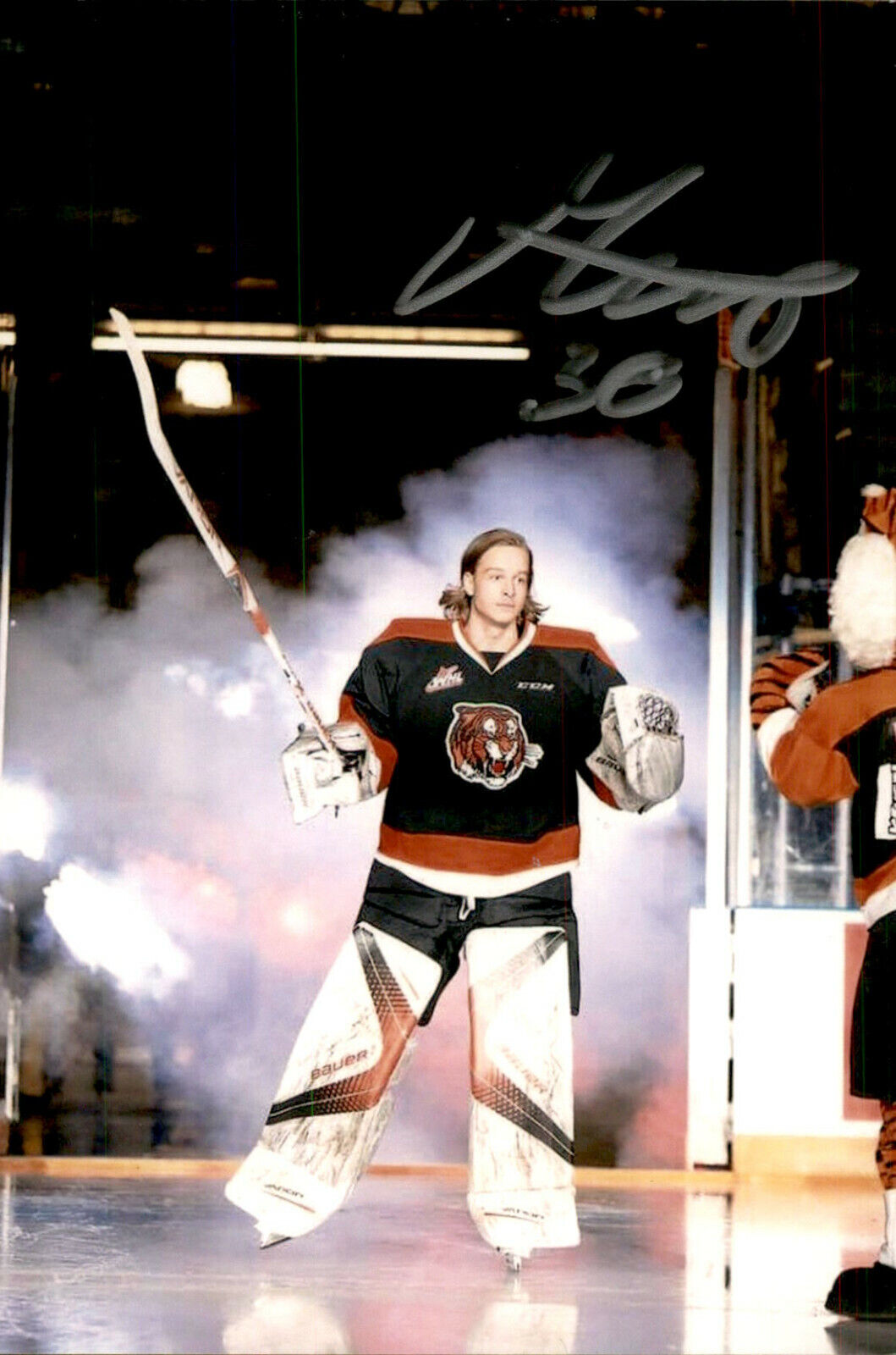 Mads Sogaard SIGNED autographed 4x6 Photo Poster painting MEDICINE HAT TIGERS OTTAWA SENATORS #3