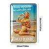 [Big Size]Nothing Refreshes So Very Like A Cool Blondes - Vintage Metal Signs - 30*40cm