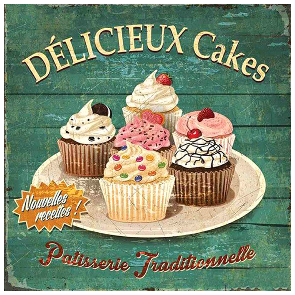 

Baked Pastry - Round Drill Diamond Painting - 30*30CM, 501 Original