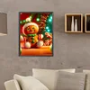 Diamond Painting -DIY Round Drill Xmas Cookie Man