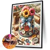 Boutons &agrave; coudre-peinture au diamant carr&eacute;-40*50cm