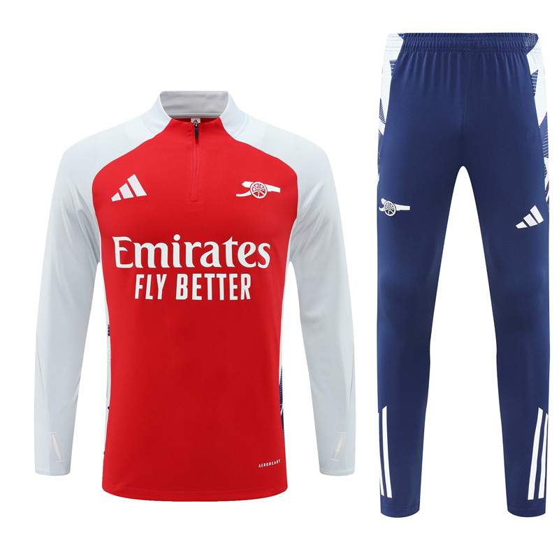 Arsenal 24-25 Long Sleeve Training Set - Red & Blue