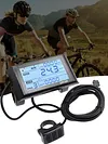 24V/36V/48V Electric Bicycle Speedometer LCD Display Intelligent Ebike Odometer