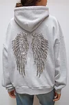 Angel Wing Sequin Hoodie