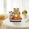 DIY Mickey Mouse Diamond Painting Single-sided Wooden Desktop Ornaments