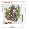 Motorcycle Boy Round Diamond Diamond Painting 30*30cm