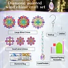 3D Mandala DIY Crystal Prism Teardrop Pendant Hanging Diamond Painting Suncatcher Kit