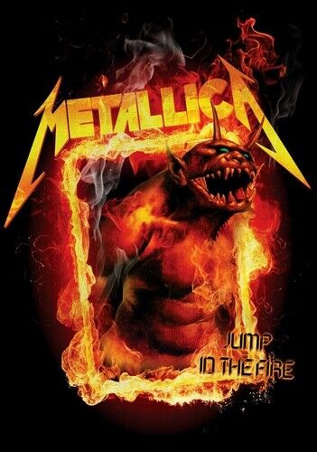 METALLICA POSTER - JUMP IN THE FIRE - Photo Poster painting QUALITY INSERT -  POST!