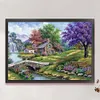 Kasuga Hut-11CT Stamped Cross Stitch 60*45cm/23.62*17.72in(Big Size) tapestrymarket