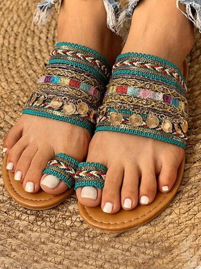 European and American Bohemian slippers