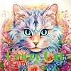 3PCS Crazy Cat Coloring Book Set Mindfulness Art Books for Adults 
