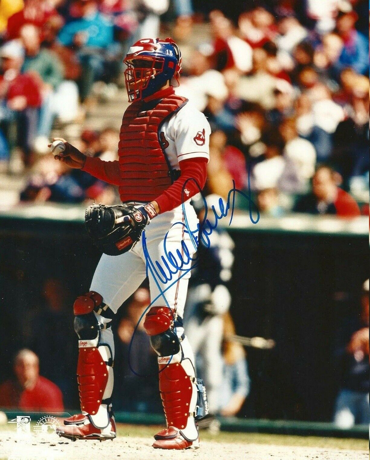 Sandy Alomar Jr Autographed Signed 8x10 Photo Poster painting ( Indians ) REPRINT