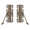 2pcs Cummerbund Quick Release Buckle Wide Compatibility for Airsoft Combat