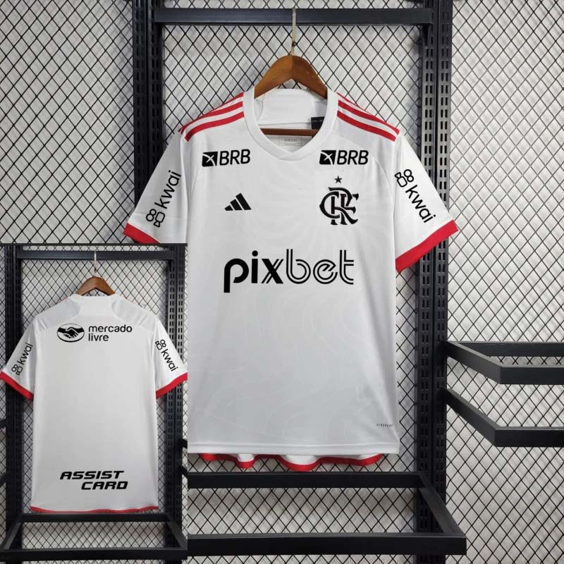 2024-2025 Flamengo Away all sponsors Football Shirt 1:1 Thai Quality