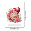 DIY Love Rose Cupcake Diamond Painting Acrylic Desktop Decor